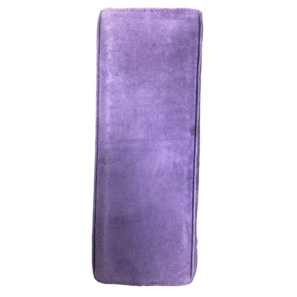 Ferragamo Purse Women’s 1Size SuedeLeather Crossbody GoldChain Purple Beautiful! - Picture 11 of 11